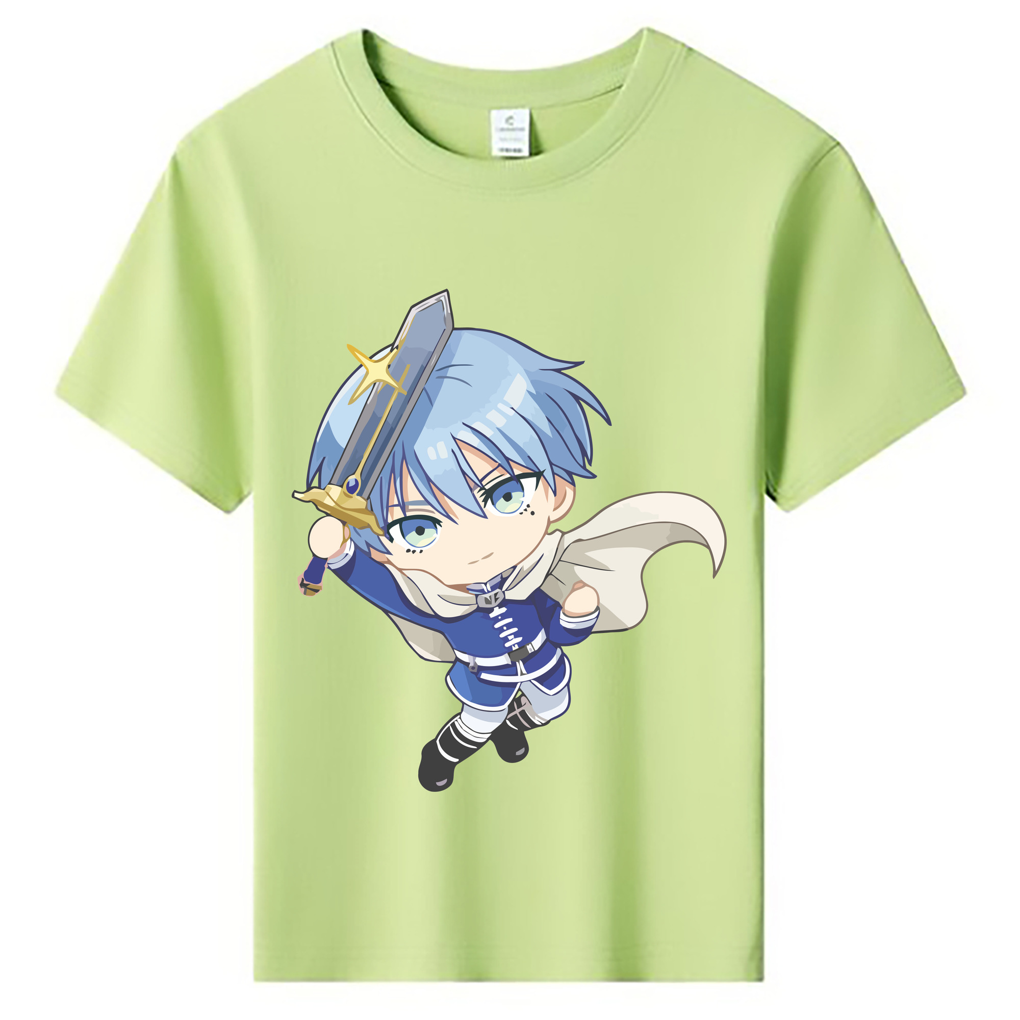 （画像用） 葬送のフリーレン Frieren 綿100％キッズTシャツ（フロントプリント）